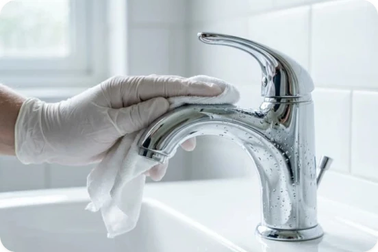Kitchen and bathroom cleaning service
